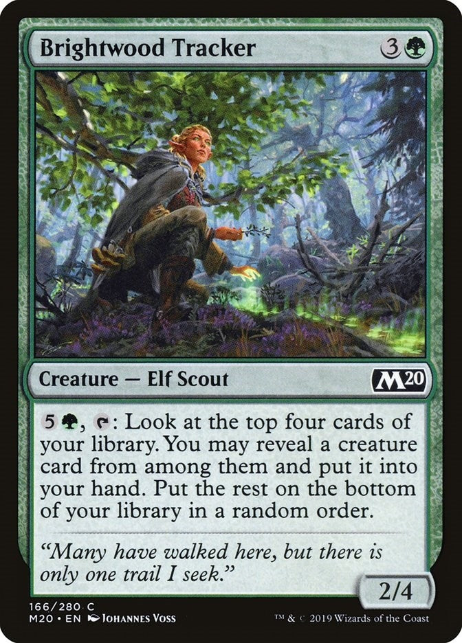 Image for Brightwood Tracker (166) (M20) - Magic: The Gathering