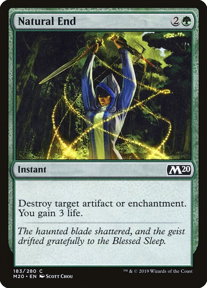 Image for Natural End (183) (M20) - Magic: The Gathering