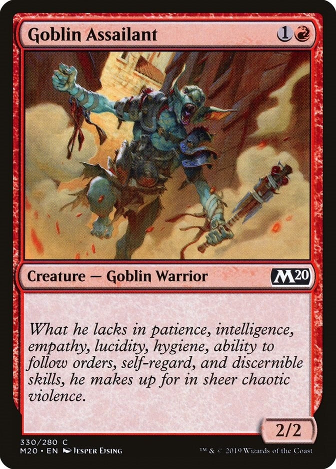 Image for Goblin Assailant (330) (M20) - Magic: The Gathering