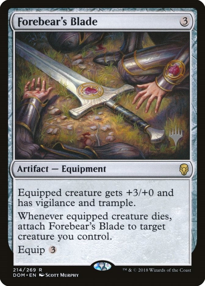 Image for Forebear's Blade (214) (PPM20) - Magic: The Gathering