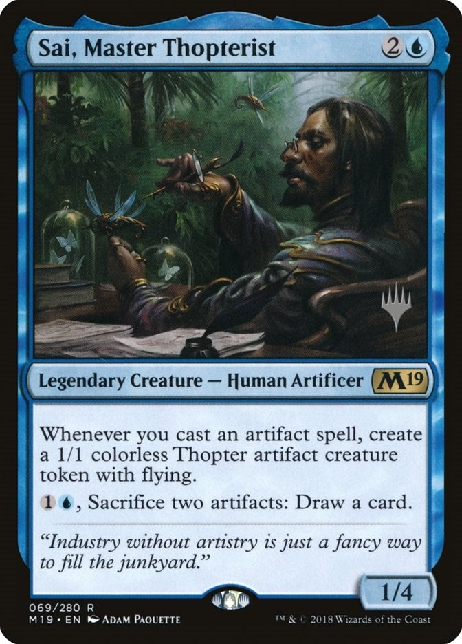 Image for Sai, Master Thopterist (69) (PPM20) - Magic: The Gathering