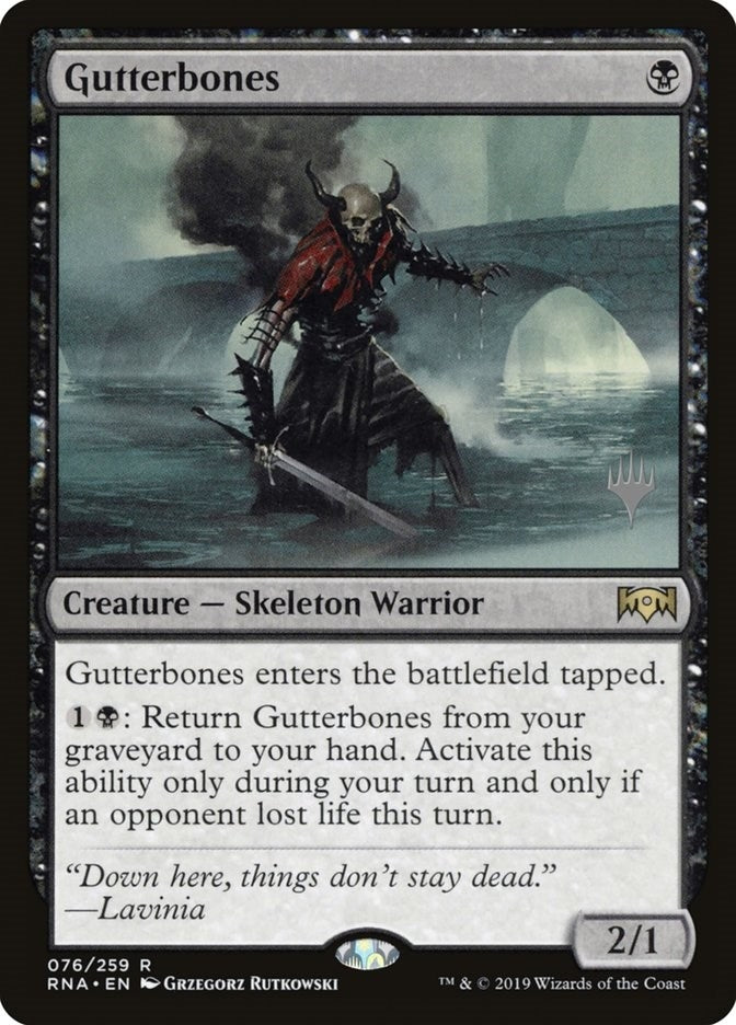 Image for Gutterbones (76) (PPM20) - Magic: The Gathering