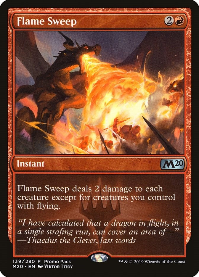 Image for Flame Sweep (139) (PPM20) - Magic: The Gathering