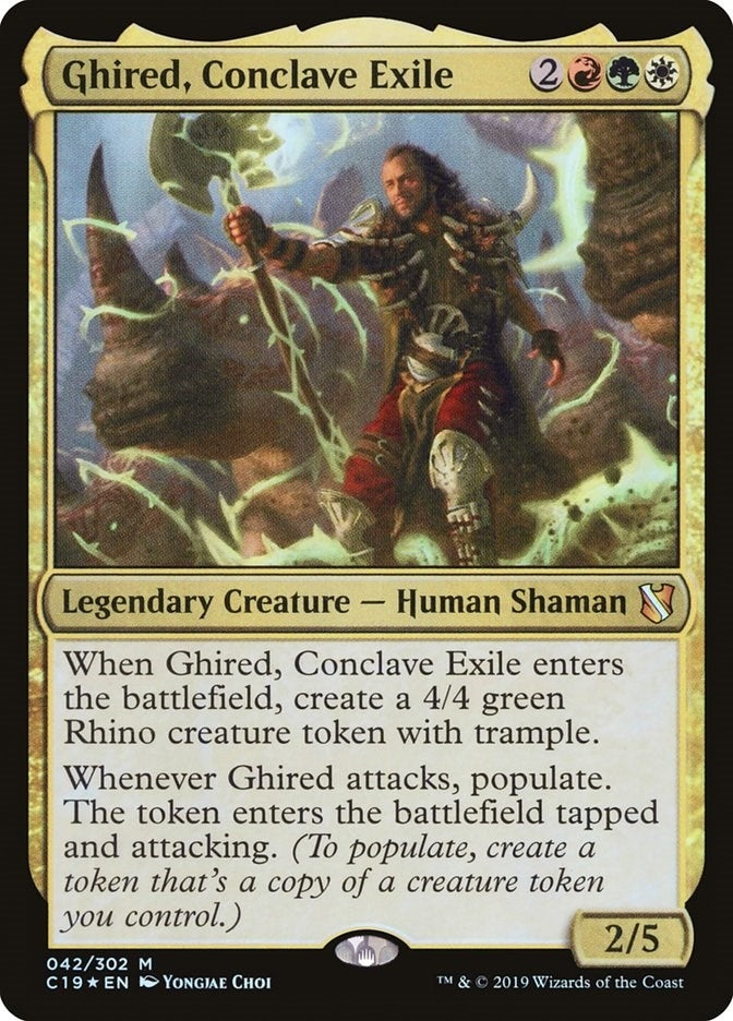 Image for Ghired, Conclave Exile (42) (C19) - Magic: The Gathering