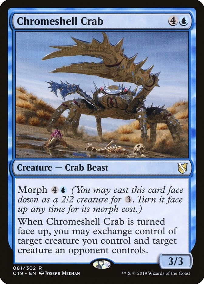 Image for Chromeshell Crab (81) (C19) - Magic: The Gathering