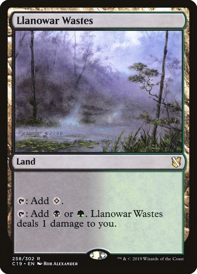 Image for Llanowar Wastes (258) (C19) - Magic: The Gathering