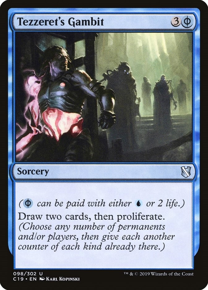 Image for Tezzeret's Gambit (98) (C19) - Magic: The Gathering