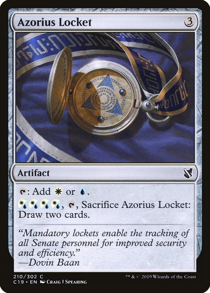 Image for Azorius Locket (210) (C19) - Magic: The Gathering