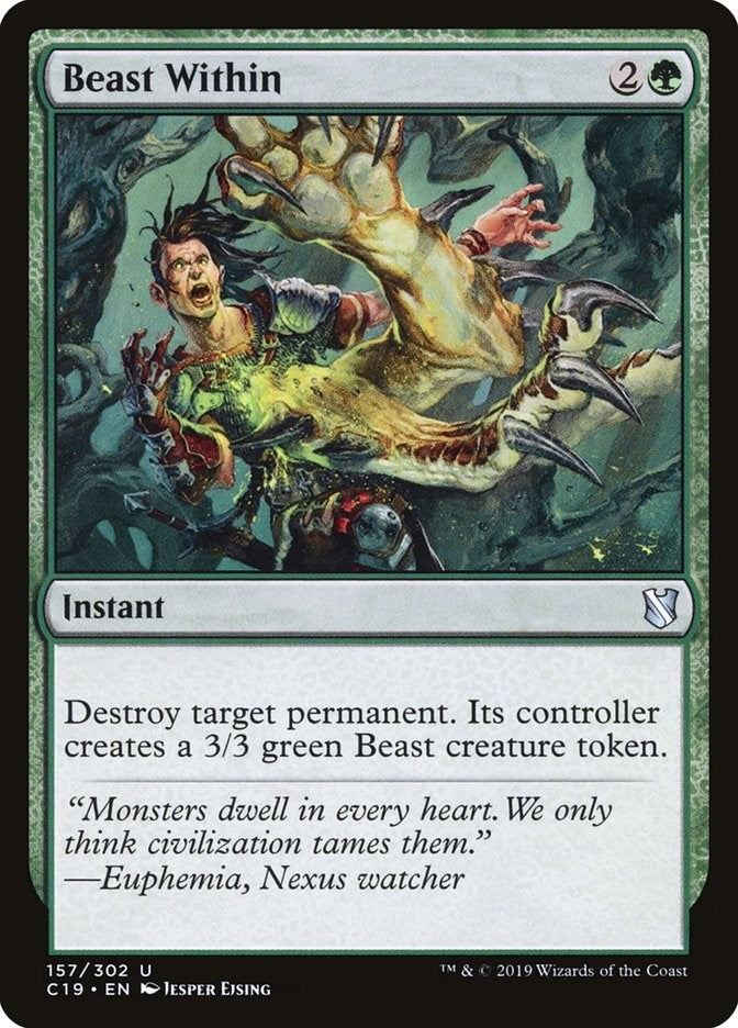 Image for Beast Within (157) (C19) - Magic: The Gathering