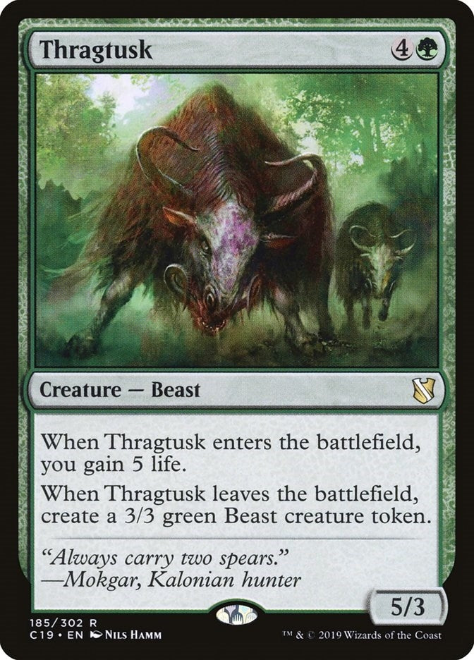 Image for Thragtusk (185) (C19) - Magic: The Gathering