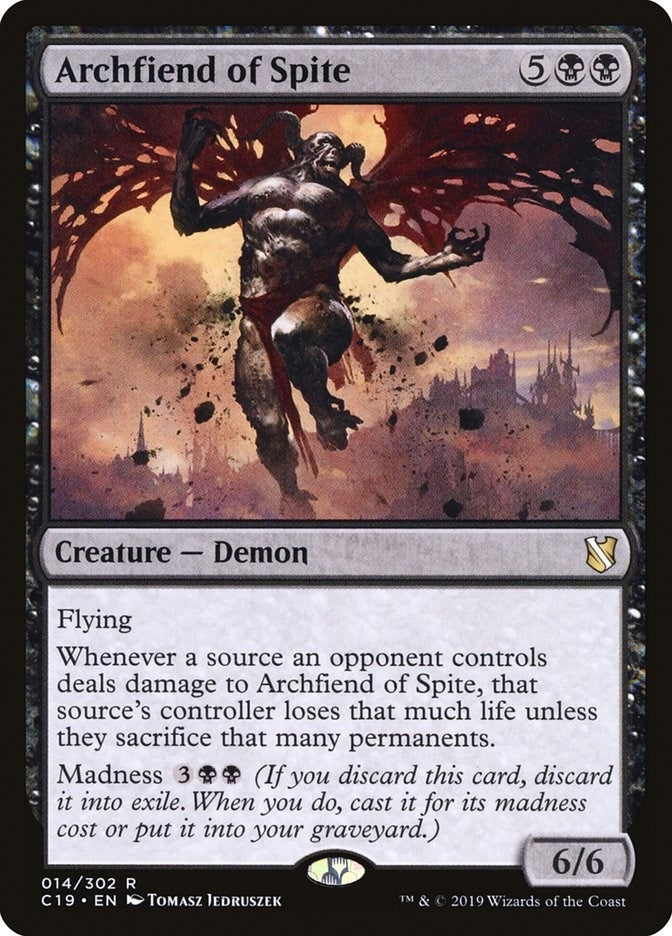 Image for Archfiend of Spite (14) (C19) - Magic: The Gathering