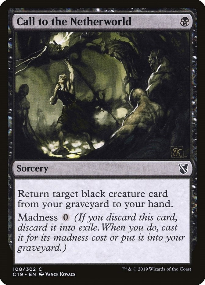 Image for Call to the Netherworld (108) (C19) - Magic: The Gathering