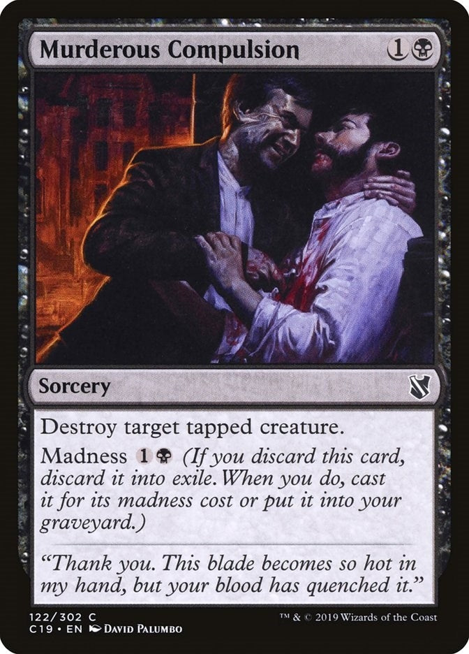 Image for Murderous Compulsion (122) (C19) - Magic: The Gathering