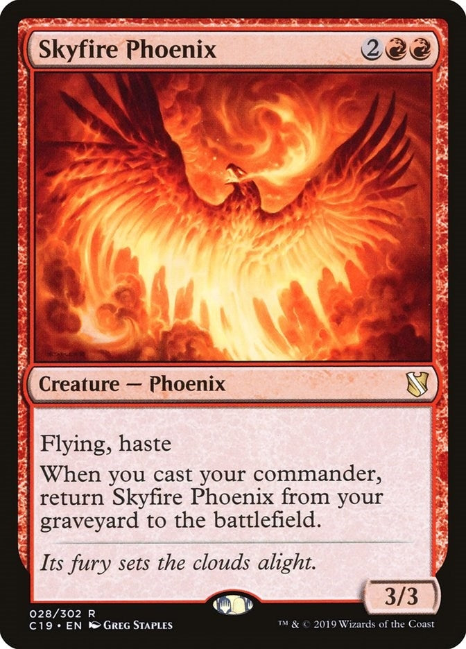Image for Skyfire Phoenix (28) (C19) - Magic: The Gathering