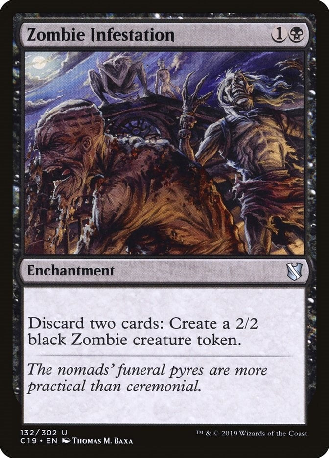 Image for Zombie Infestation (132) (C19) - Magic: The Gathering