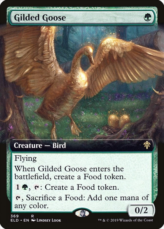 Image for Gilded Goose (Extended Art) (369) (ELD) - Magic: The Gathering
