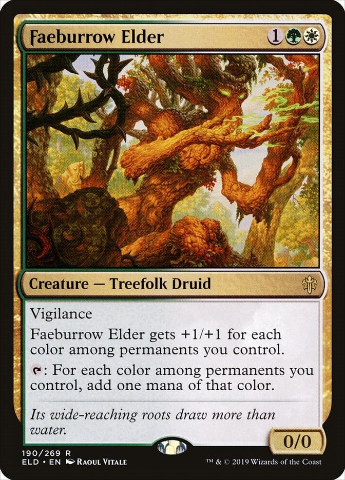 Image for Faeburrow Elder (190) (ELD) - Magic: The Gathering
