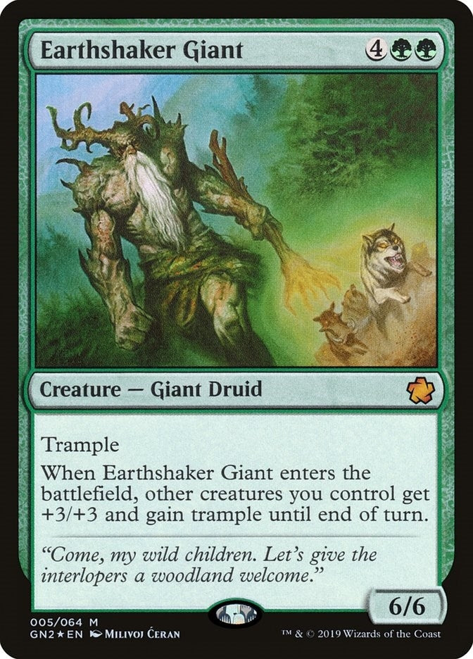 Image for Earthshaker Giant (5) (GN2) - Magic: The Gathering