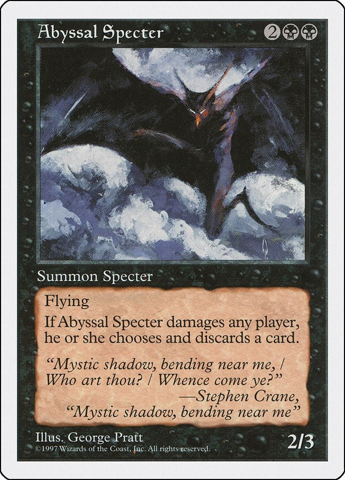 Image for Abyssal Specter (5ED) - Magic: The Gathering