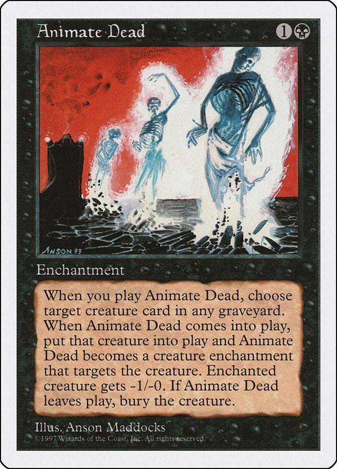 Image for Animate Dead (5ED) - Magic: The Gathering