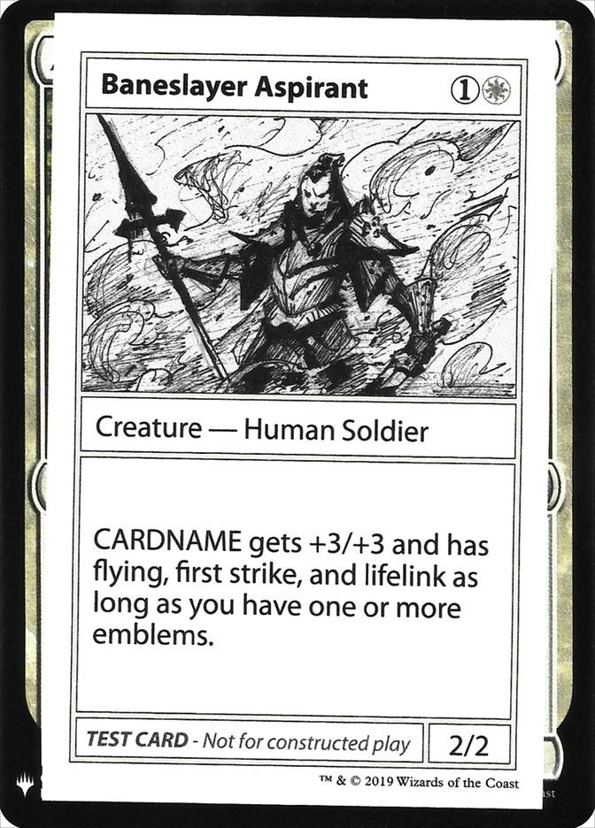 Image for Baneslayer Aspirant (CMB1) - Magic: The Gathering