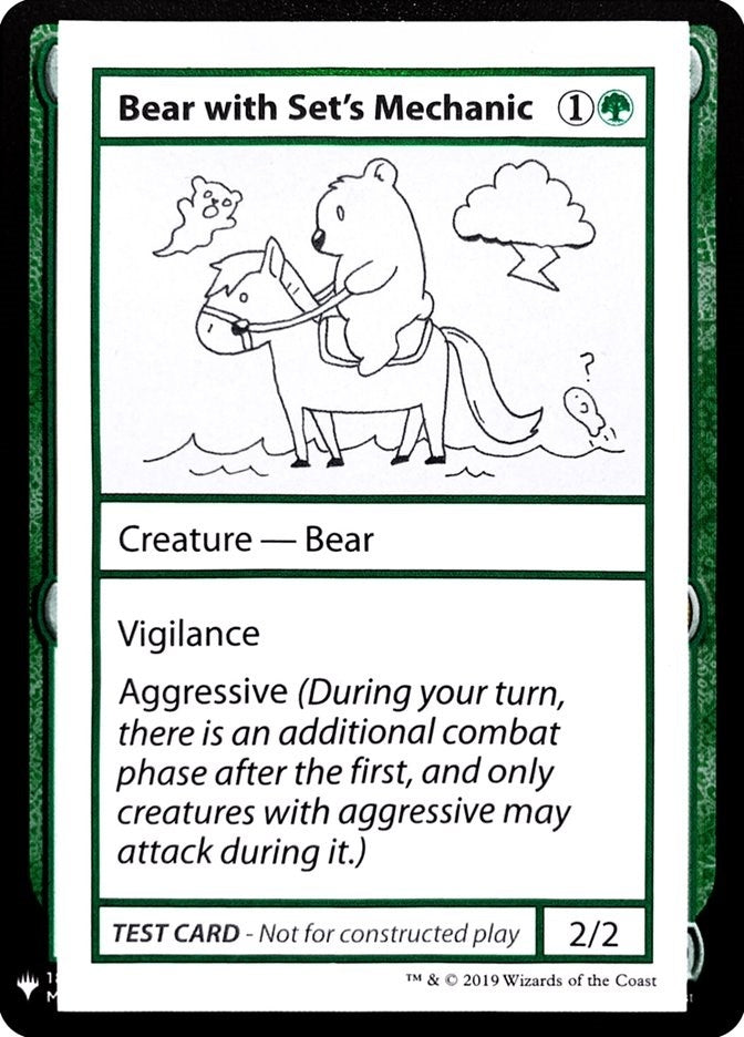 Image for Bear with Set's Mechanic (CMB1) - Magic: The Gathering