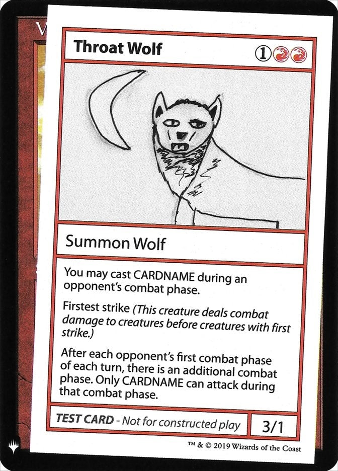 Image for Throat Wolf (CMB1) - Magic: The Gathering