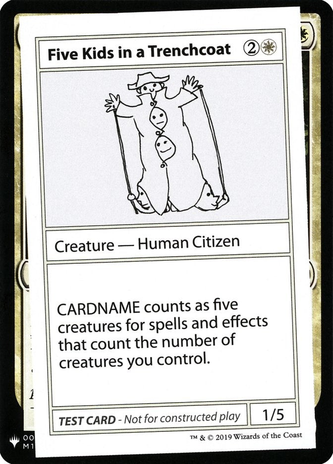 Image for Five Kids in a Trenchcoat (CMB1) - Magic: The Gathering