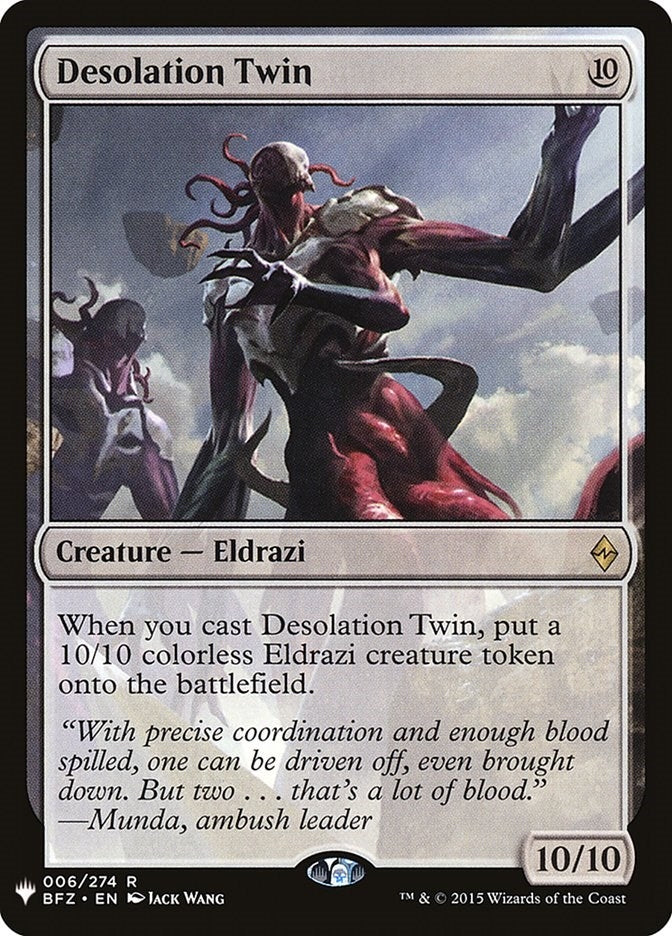 Image for Desolation Twin (006/274) (LIST) - Magic: The Gathering