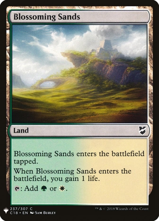 Image for Blossoming Sands (C18) (237) (LIST) - Magic: The Gathering