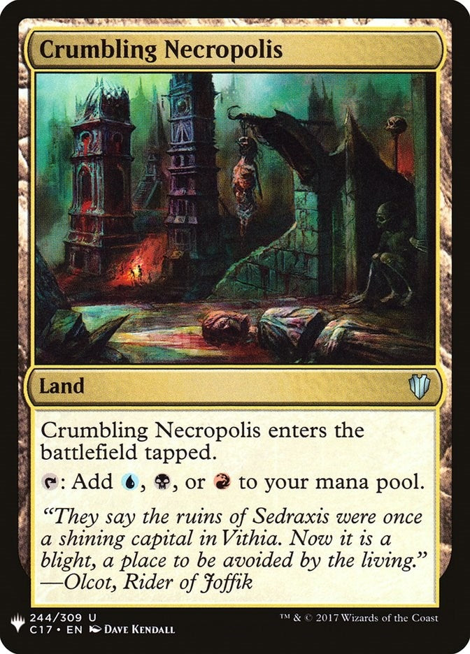 Image for Crumbling Necropolis (244) (LIST) - Magic: The Gathering