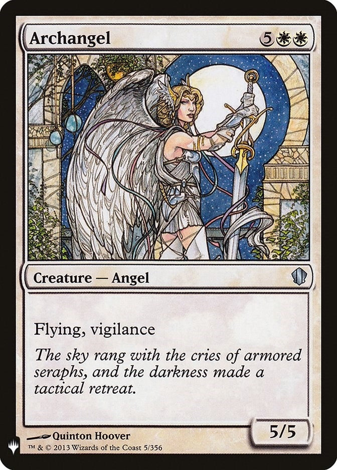 Image for Archangel (5) (LIST) - Magic: The Gathering