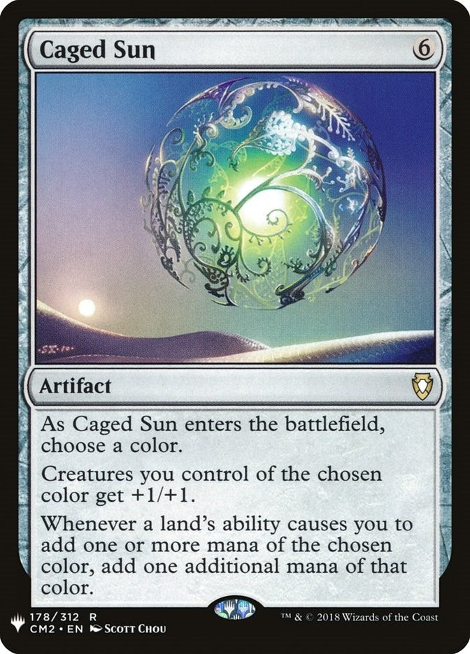 Image for Caged Sun (178) (LIST) - Magic: The Gathering