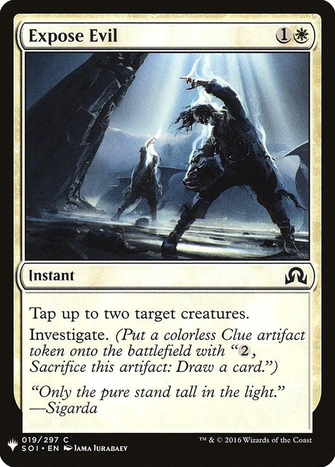 Image for Expose Evil (19) (LIST) - Magic: The Gathering