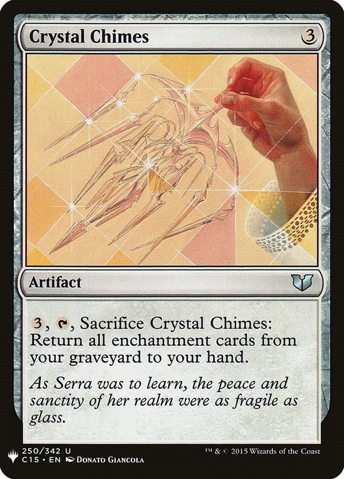 Image for Crystal Chimes (250) (LIST) - Magic: The Gathering