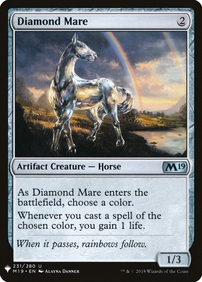 Image for Diamond Mare (231) (LIST) - Magic: The Gathering