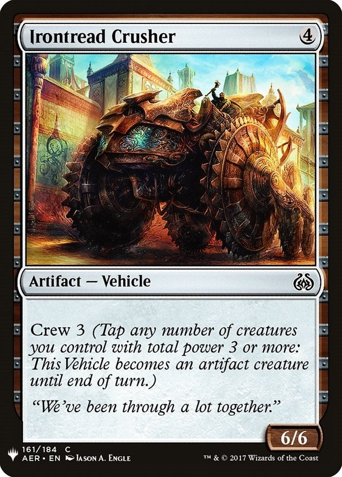 Image for Irontread Crusher (161) (LIST) - Magic: The Gathering