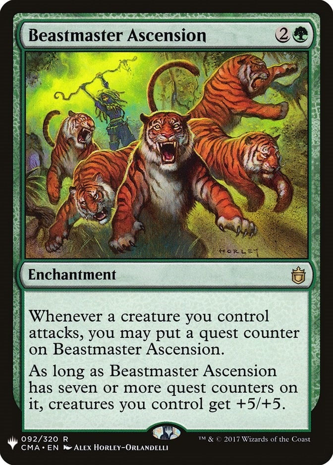 Image for Beastmaster Ascension (CMA) (92) (LIST) - Magic: The Gathering
