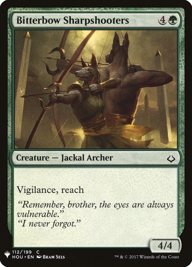 Image for Bitterbow Sharpshooters (112) (LIST) - Magic: The Gathering