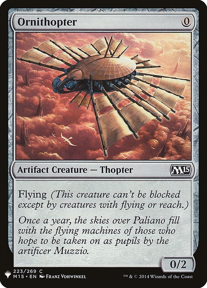 Image for Ornithopter (223) (LIST) - Magic: The Gathering