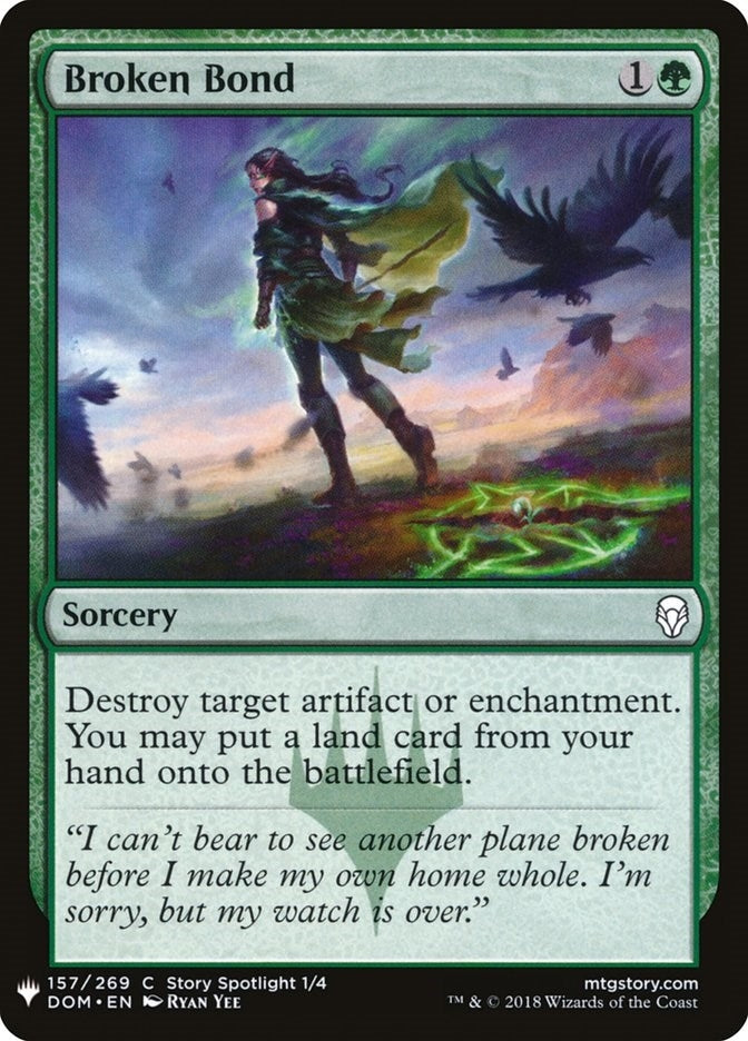Image for Broken Bond (157) (LIST) - Magic: The Gathering