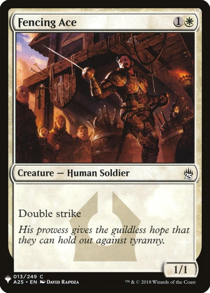 Image for Fencing Ace (13) (LIST) - Magic: The Gathering