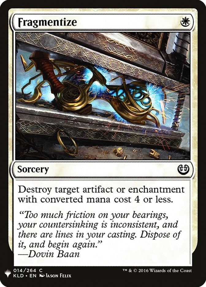Image for Fragmentize (14) (LIST) - Magic: The Gathering