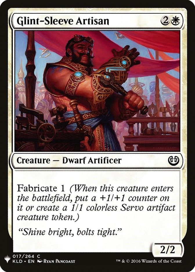 Image for Glint-Sleeve Artisan (17) (LIST) - Magic: The Gathering