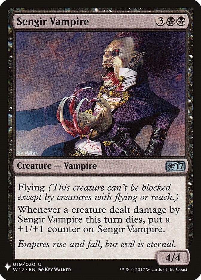 Image for Sengir Vampire (19) (LIST) - Magic: The Gathering