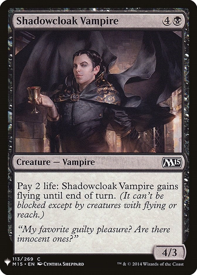 Image for Shadowcloak Vampire (113) (LIST) - Magic: The Gathering