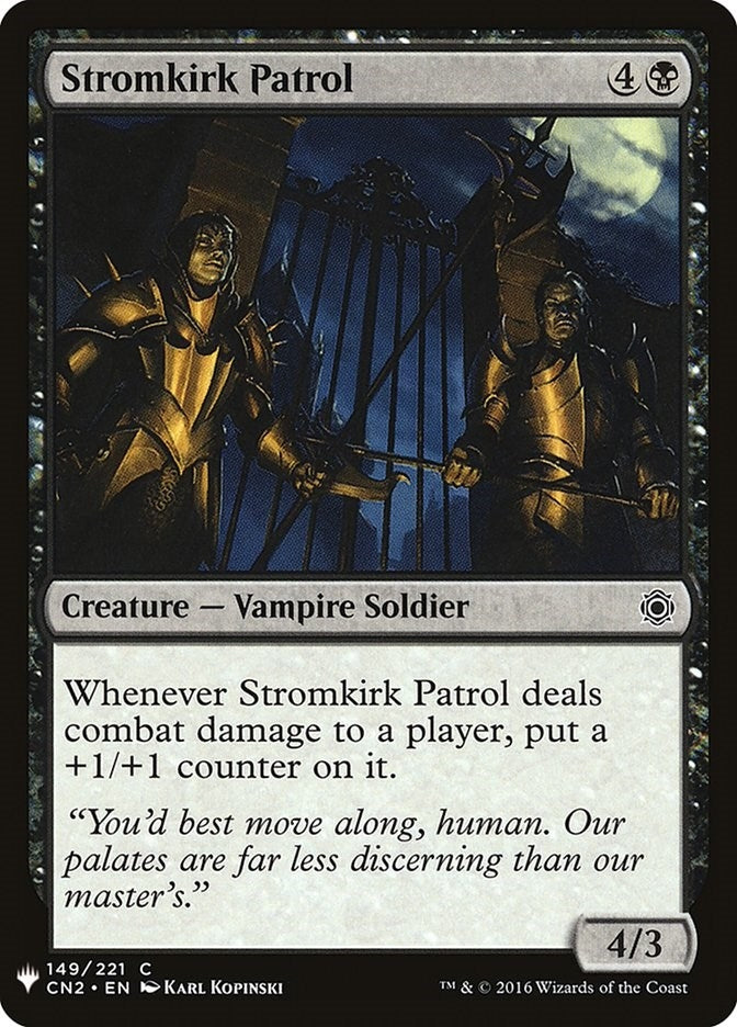 Image for Stromkirk Patrol (149) (LIST) - Magic: The Gathering