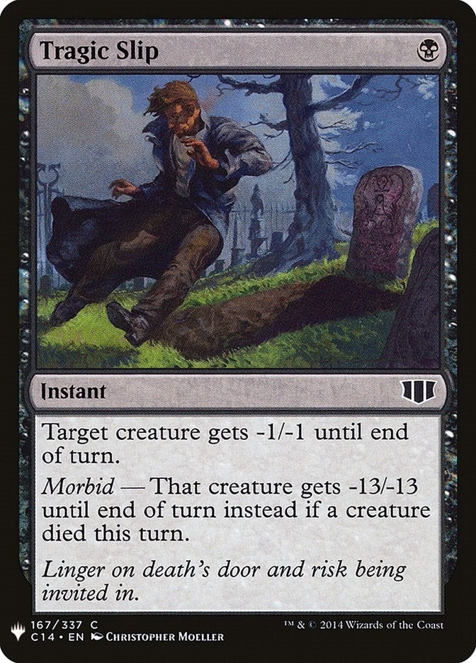 Image for Tragic Slip (167) (LIST) - Magic: The Gathering