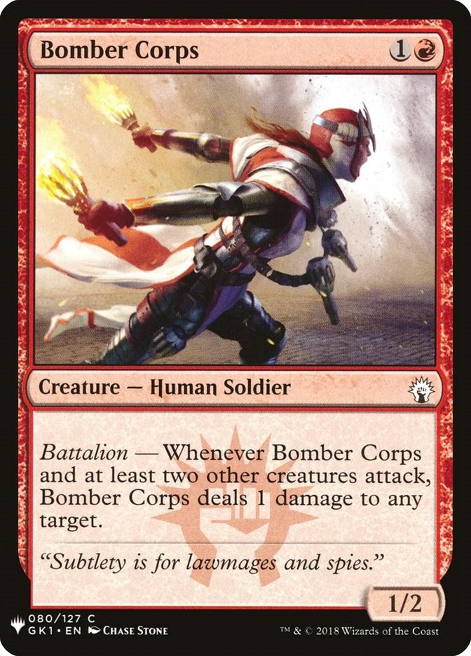 Image for Bomber Corps (80) (LIST) - Magic: The Gathering