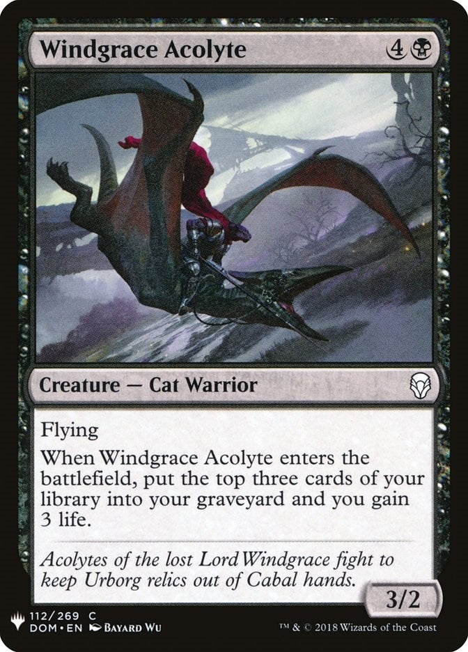 Image for Windgrace Acolyte (112) (LIST) - Magic: The Gathering